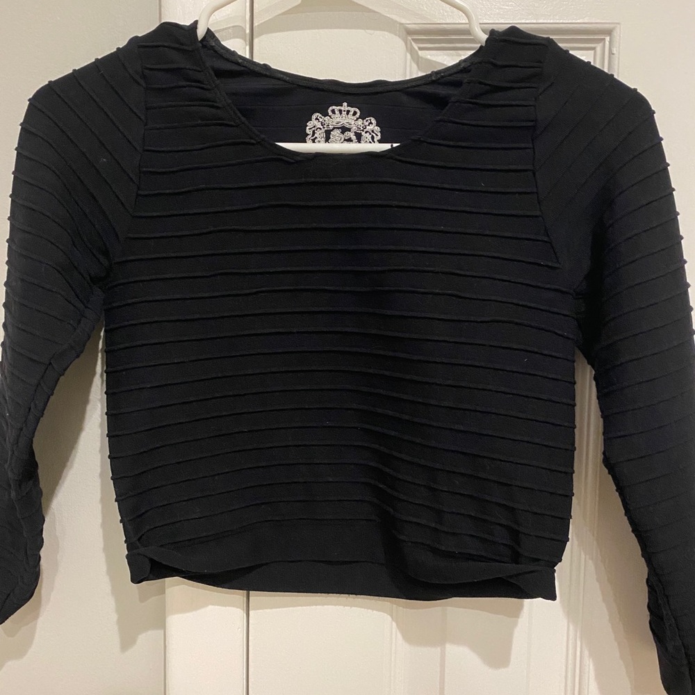 tight black long sleeve